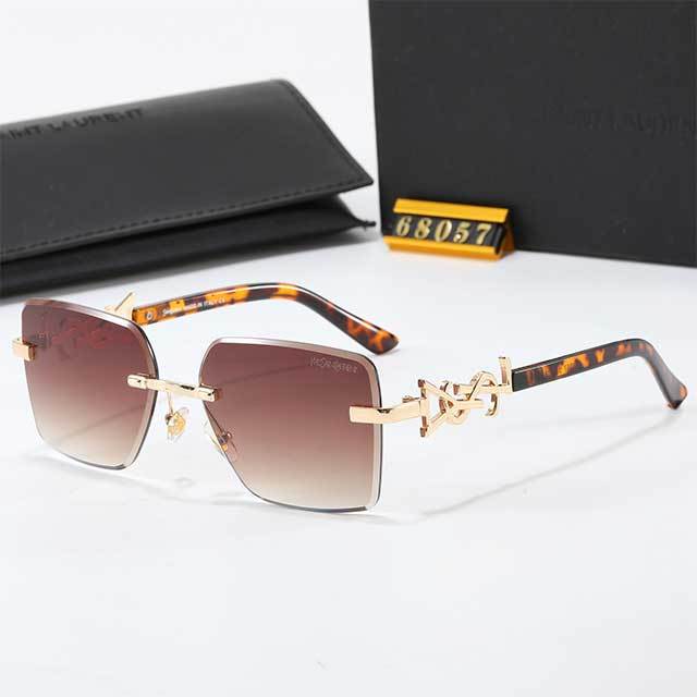 Frameless Vintage Style Sunglasses