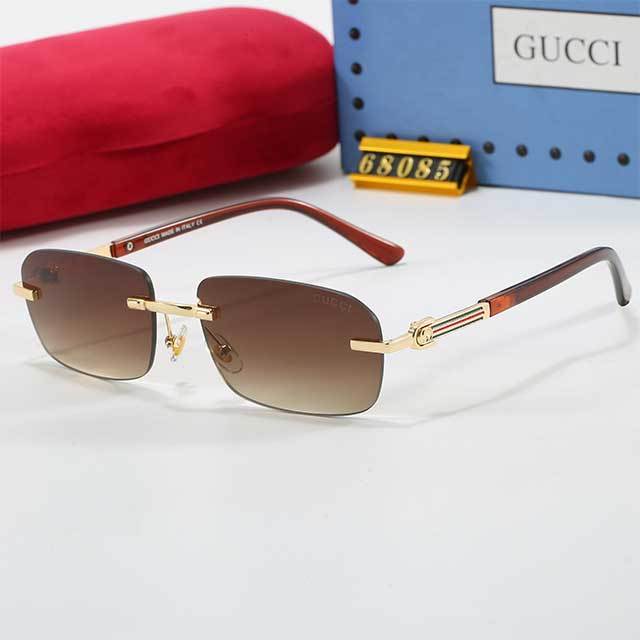 Rectangle Framless Luxury Sunglasses