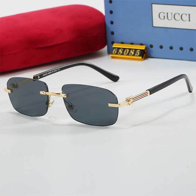 Rectangle Framless Luxury Sunglasses
