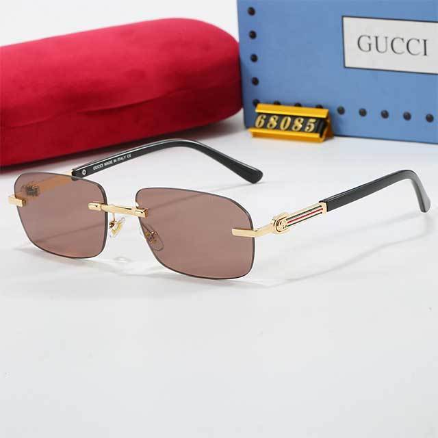 Rectangle Framless Luxury Sunglasses