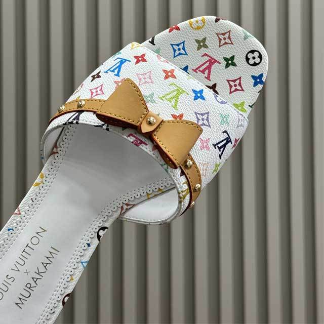 Fashion Leather Women Beach Slides