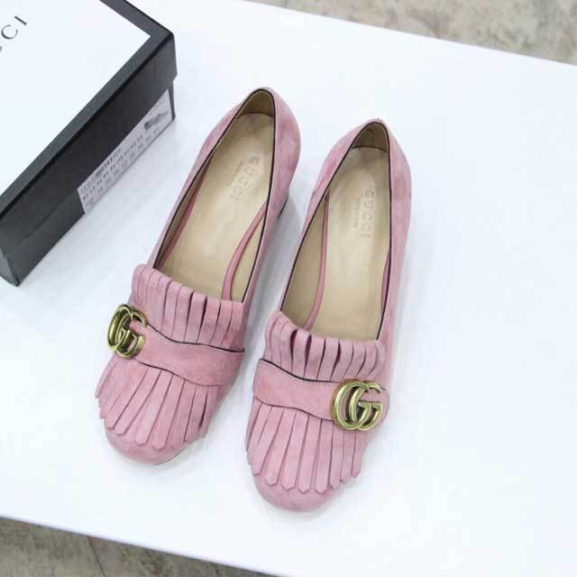 Fashion Women Tassel Chunky Pumps Shoes
