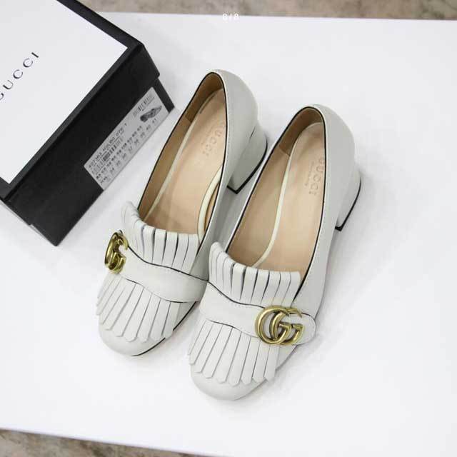 Fashion Women Tassel Chunky Pumps Shoes
