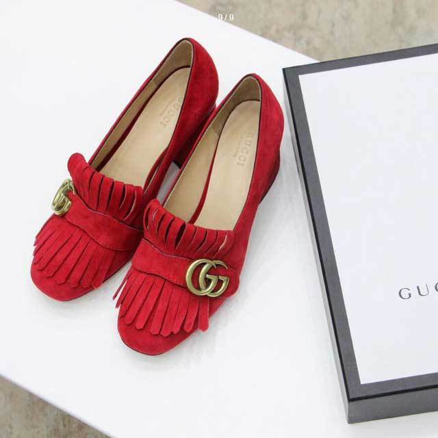 Fashion Women Tassel Chunky Pumps Shoes