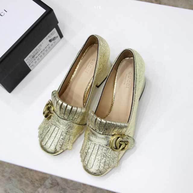 Fashion Women Tassel Chunky Pumps Shoes