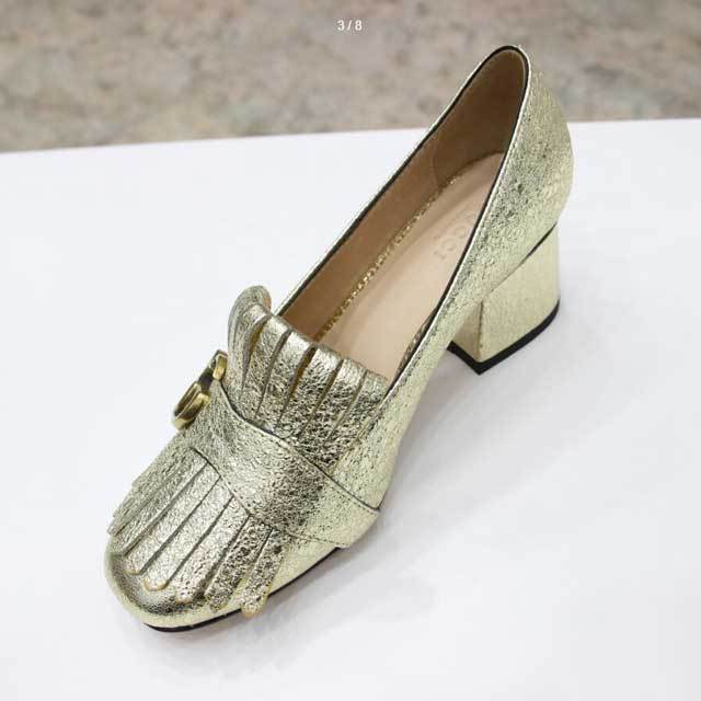 Fashion Women Tassel Chunky Pumps Shoes
