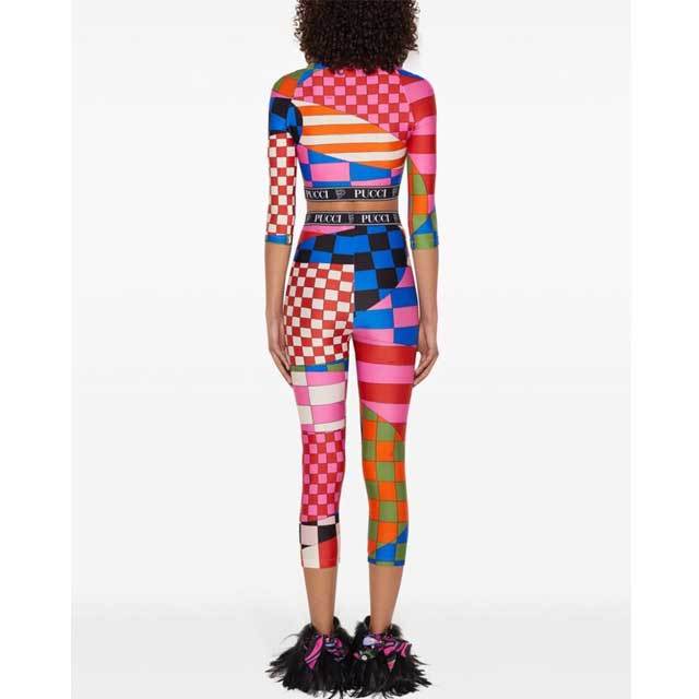 Printed Long Sleeve Skinny Jogging Suit
