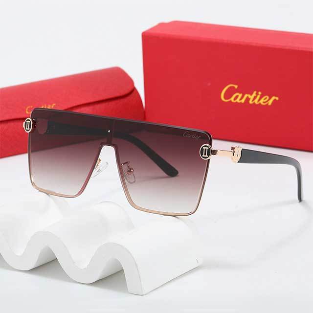 Large Metal Frame One Piece Sunglasses