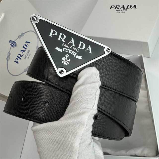 Fashion Logo Men Leather Trousers Belt