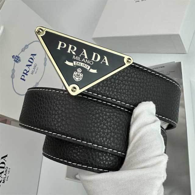 Fashion Logo Men Leather Trousers Belt