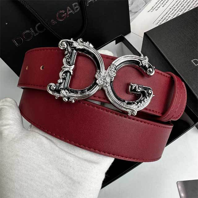 Metal Logo Leather Fashion Men Belt