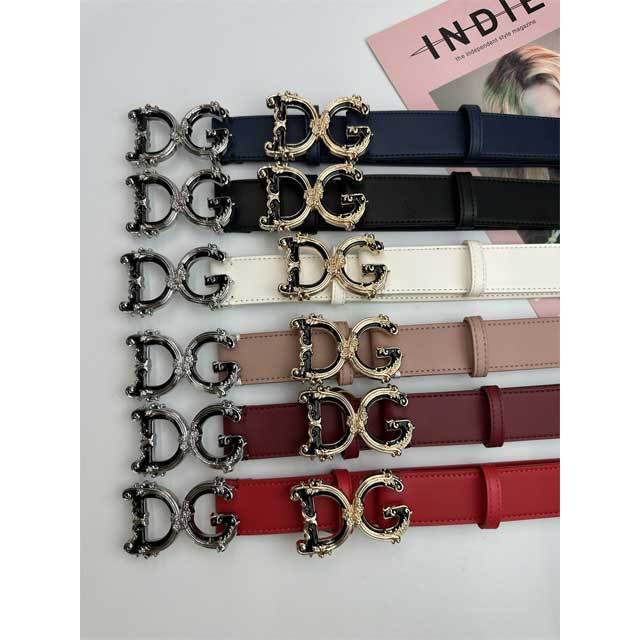 Metal Logo Leather Fashion Men Belt