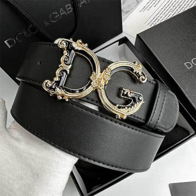 Metal Logo Leather Fashion Men Belt