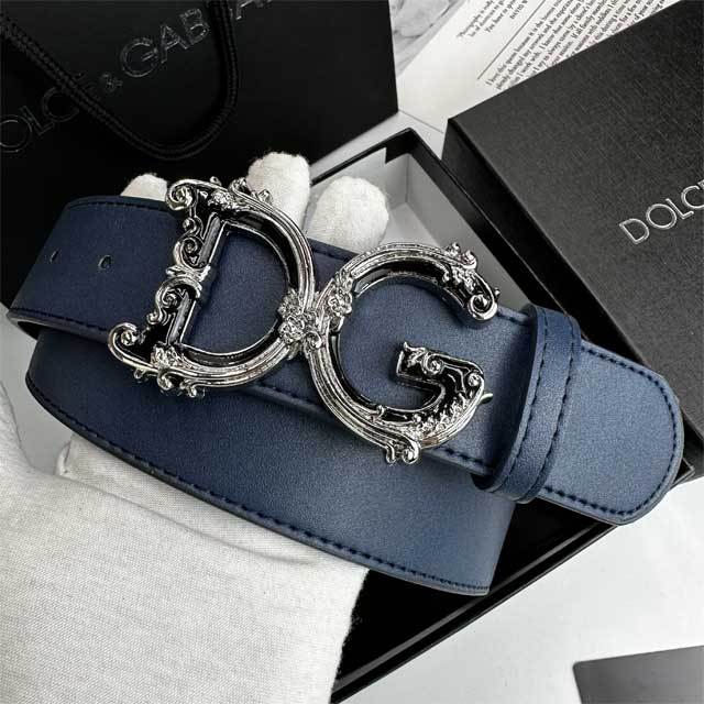 Metal Logo Leather Fashion Men Belt
