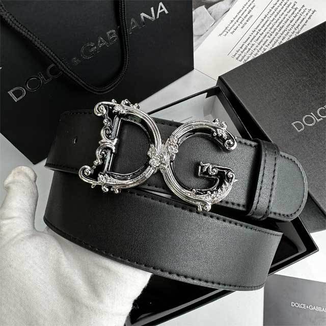 Metal Logo Leather Fashion Men Belt