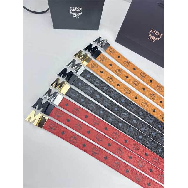 Printed Leather Fashion Trousers Belt
