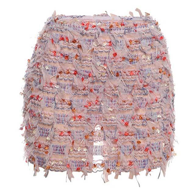 Street Fashion Tassel Skirt