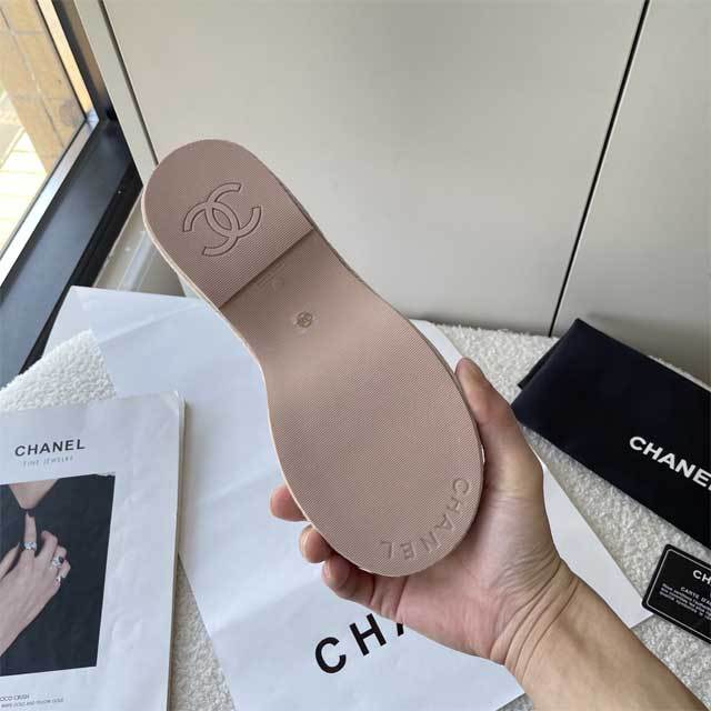Leather Fashion Women Wedge Slipper