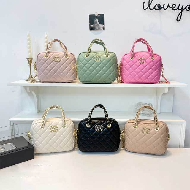 Chained Leather Fashion Crossbody Bag