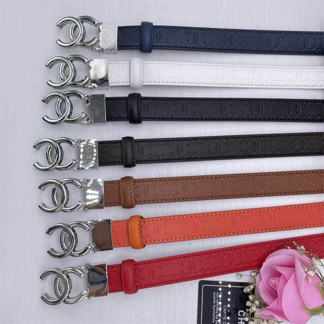Leather Embossing Fashion Women Belt
