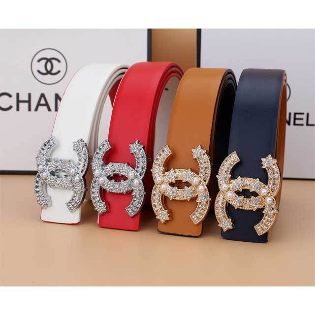 Pearl Fashion Leather Adult Belt