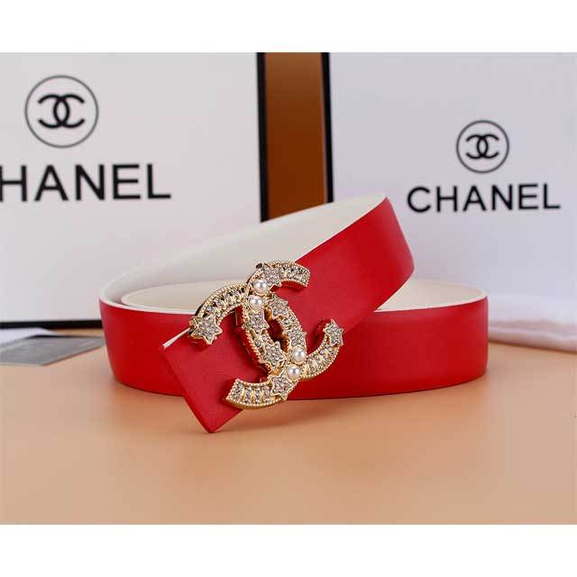 Pearl Fashion Leather Adult Belt