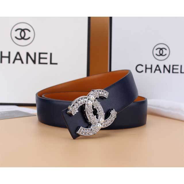 Pearl Fashion Leather Adult Belt