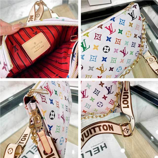 Leather Fashion Print Women Crossbody Bag