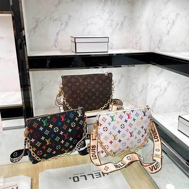 Leather Fashion Print Women Crossbody Bag