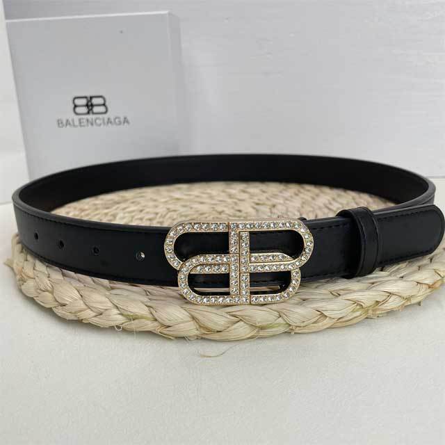 Rhinestones Fashion Leather Adults Belt