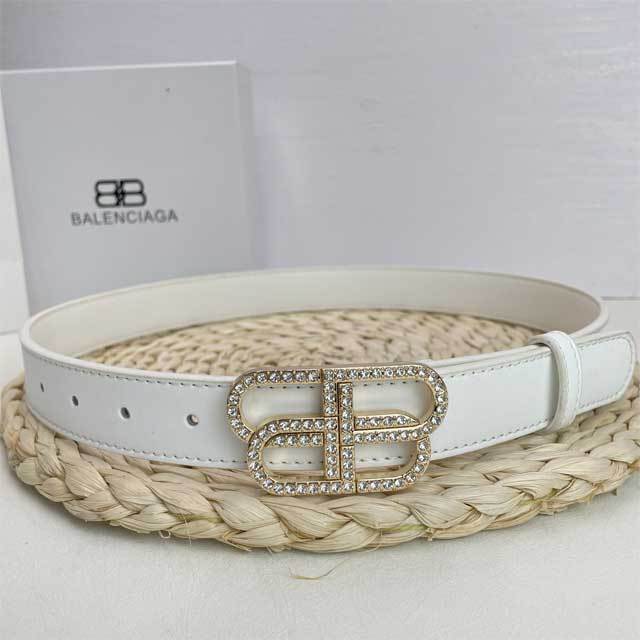 Rhinestones Fashion Leather Adults Belt