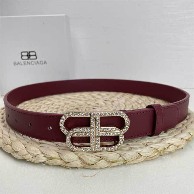 Rhinestones Fashion Leather Adults Belt