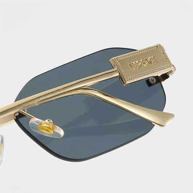 Small Frameless Retro Sunglasses