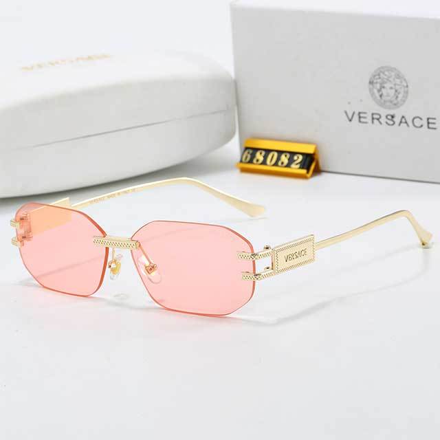 Small Frameless Retro Sunglasses