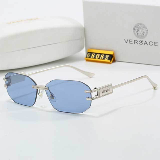 Small Frameless Retro Sunglasses