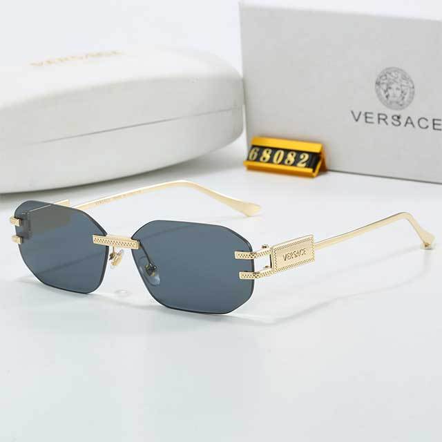 Small Frameless Retro Sunglasses