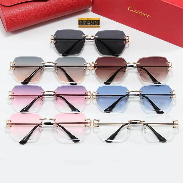 Framelesss Metal Luxury Fashion Glasses