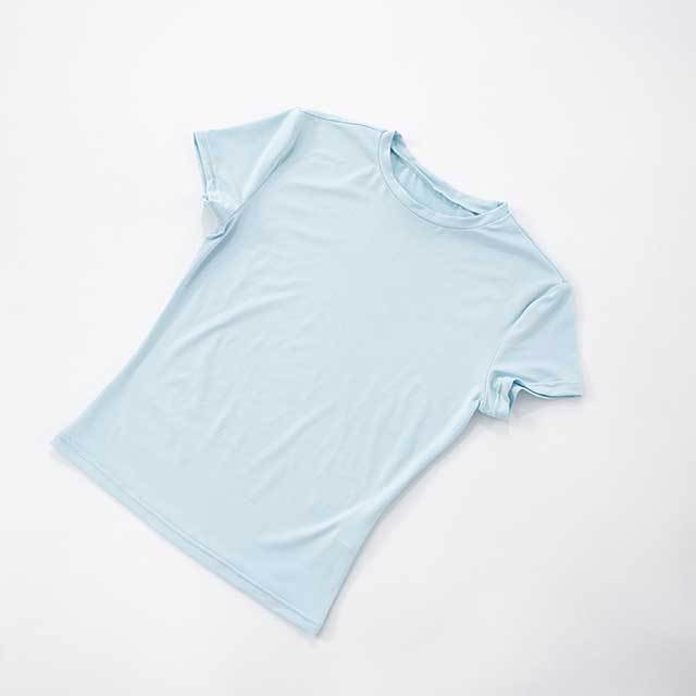 Casual O Neck T-shirt Top Slim Fit Two Pieces Short Set