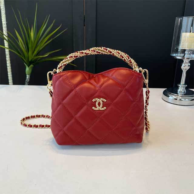 Chained Leather Fashion Crossbody Bag