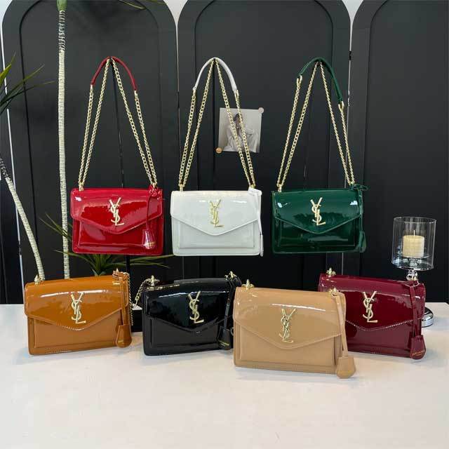 Fashion Chained Leather Shoulder Bag