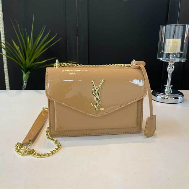 Fashion Chained Leather Shoulder Bag