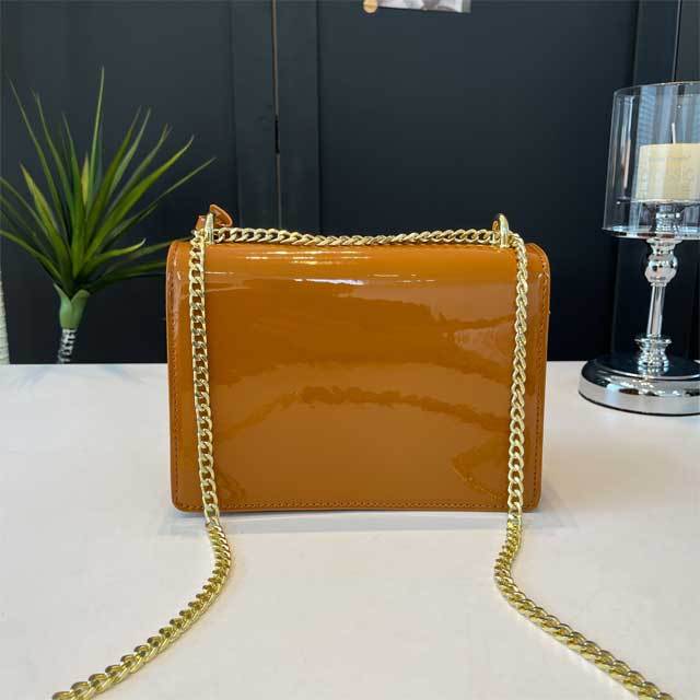 Fashion Chained Leather Shoulder Bag