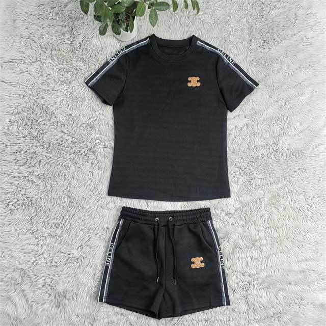 Fashion Jacquard Women Short Set