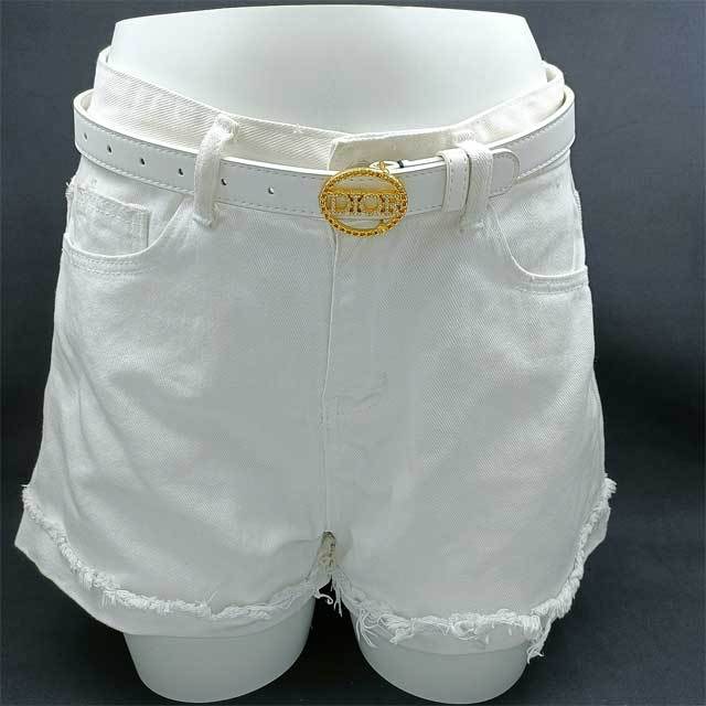 Rhinestones Fashion Leather Adults Belt