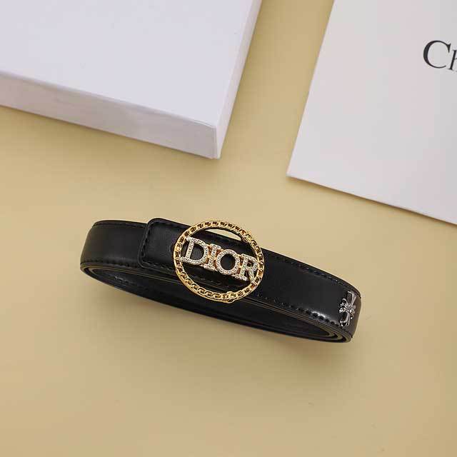 Rhinestones Hollow Out Leather Fashion Belt