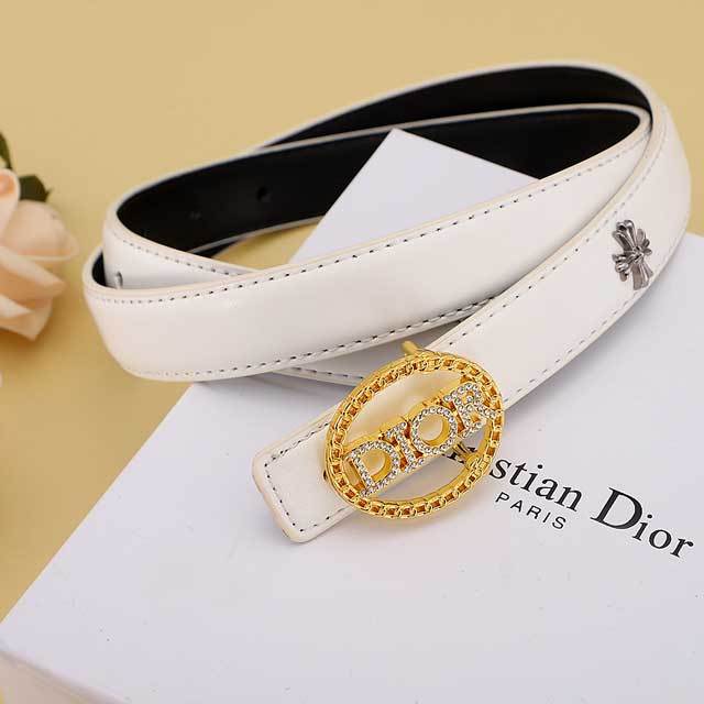 Rhinestones Hollow Out Leather Fashion Belt