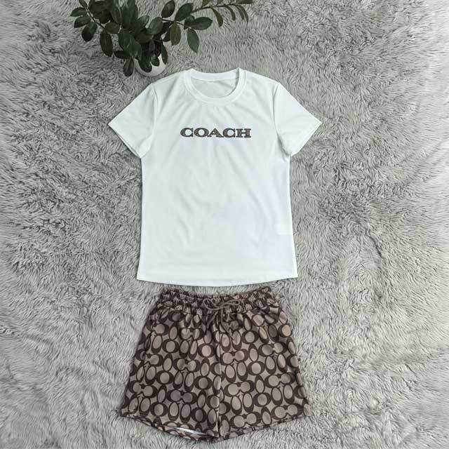 Printed Fashion Sport Short Set