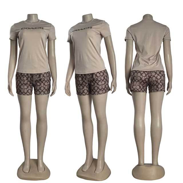 Printed Fashion Sport Short Set