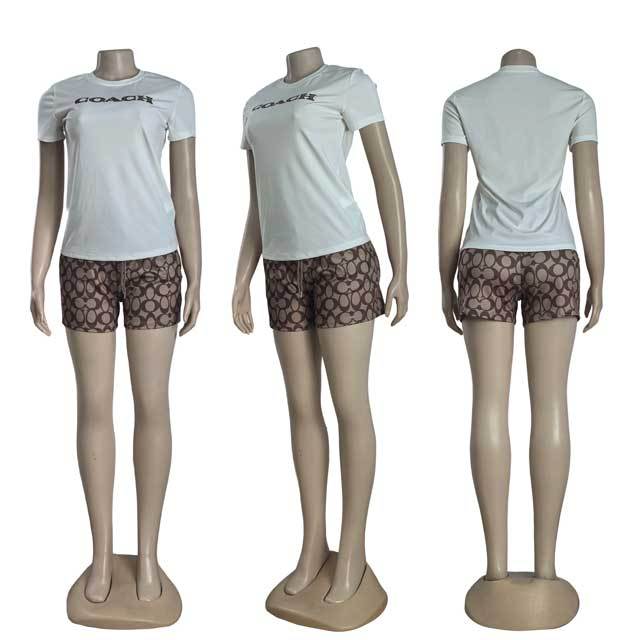 Printed Fashion Sport Short Set