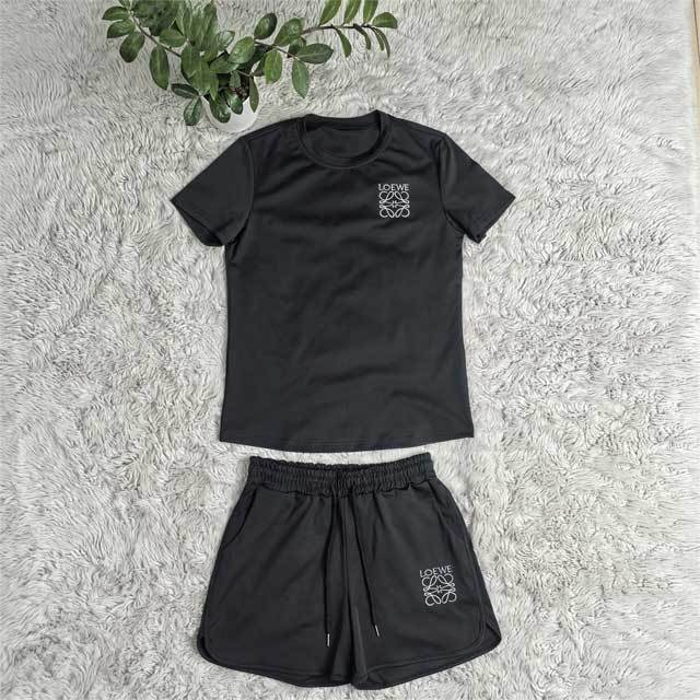 Embroidery Casual Two Piece Set